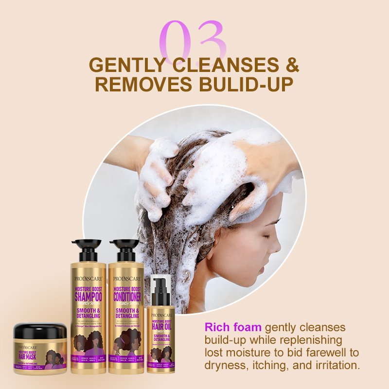 Argan Oil Hydrating Shampoo and Conditioner Set Custom Free Sulfate Paraben Hair Shampoo