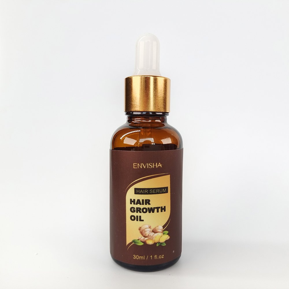 Private Label Fast Natural Organic Herbal Custom Men Anti Hair Loss Serum Product Ginger Hair Growth Oil for Hair Regrowth