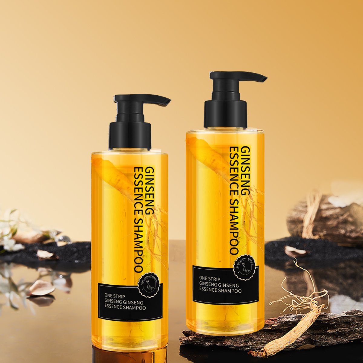 OEM Factory Wholesale Sample 300ML Improve Hair Frizzy Dull Increase Lustre Herbal Fragance Natural Fluffy Clear Scalp Shampoo