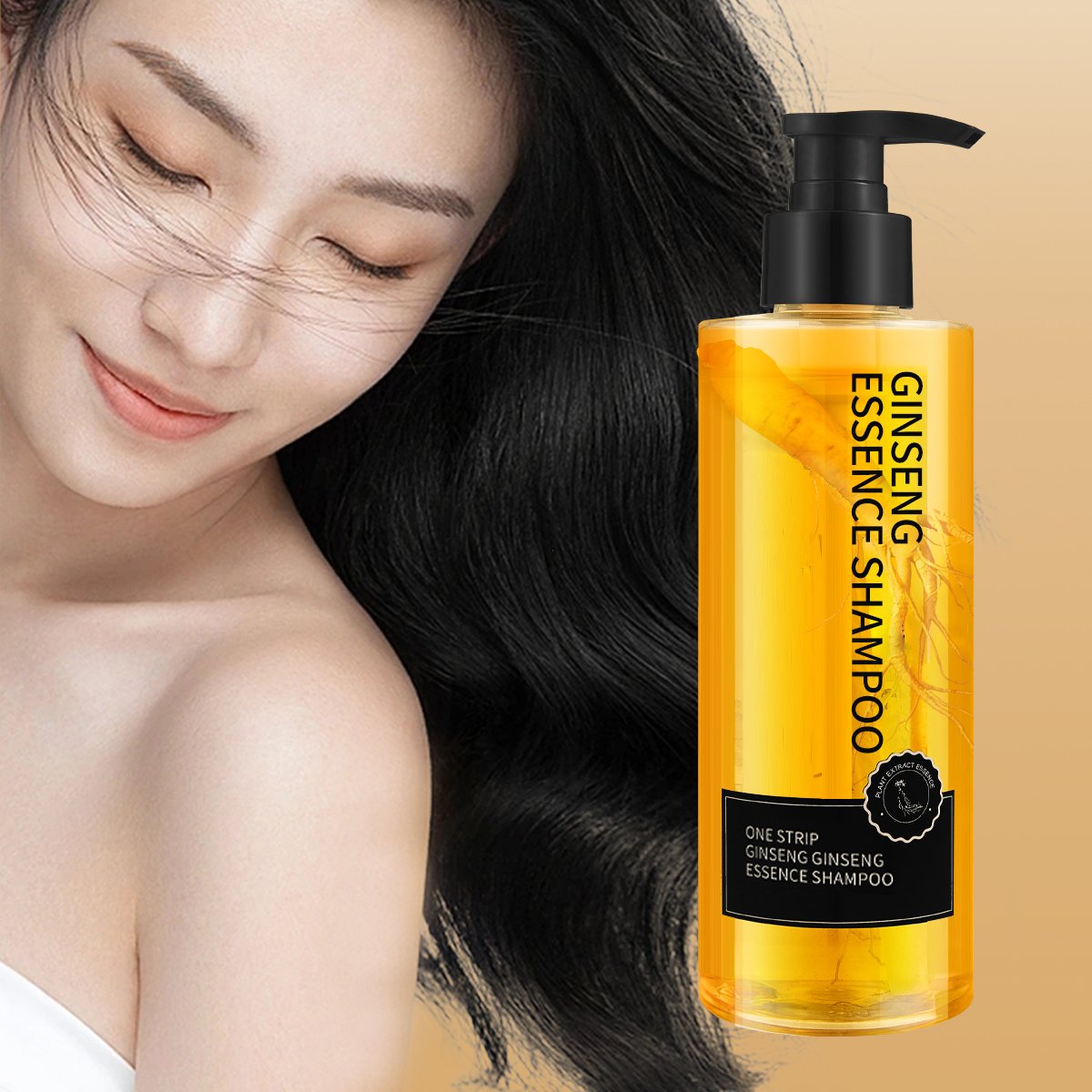OEM Factory Wholesale Sample 300ML Improve Hair Frizzy Dull Increase Lustre Herbal Fragance Natural Fluffy Clear Scalp Shampoo