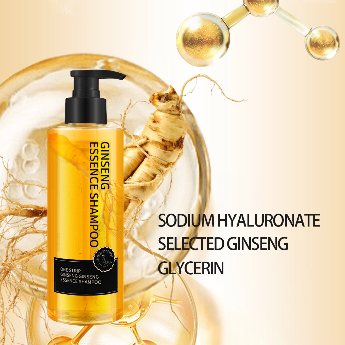 OEM Factory Wholesale Sample 300ML Improve Hair Frizzy Dull Increase Lustre Herbal Fragance Natural Fluffy Clear Scalp Shampoo