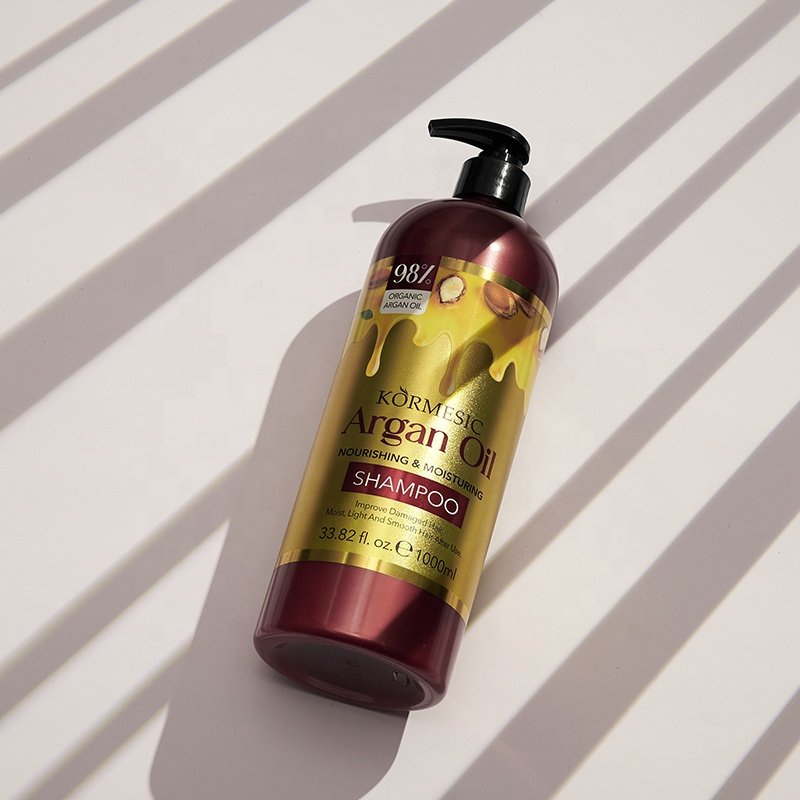 Wholesale Private Label Natural perfume Repairing Shampoo Prevent Frizz Hair Loss Deep Moisturizing Argan oil shampoo