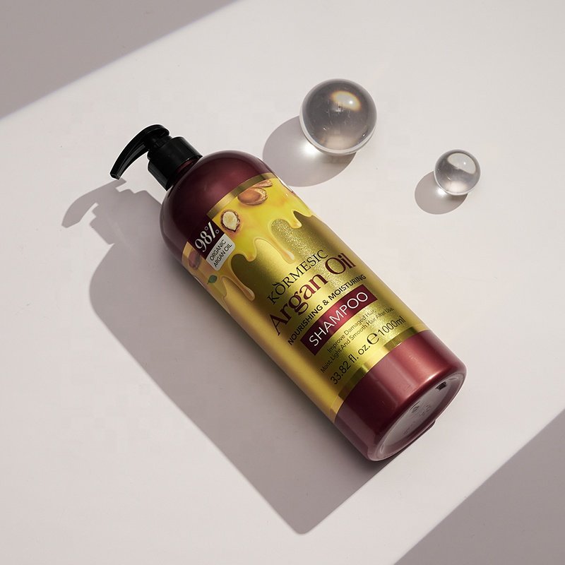 Wholesale Private Label Natural perfume Repairing Shampoo Prevent Frizz Hair Loss Deep Moisturizing Argan oil shampoo