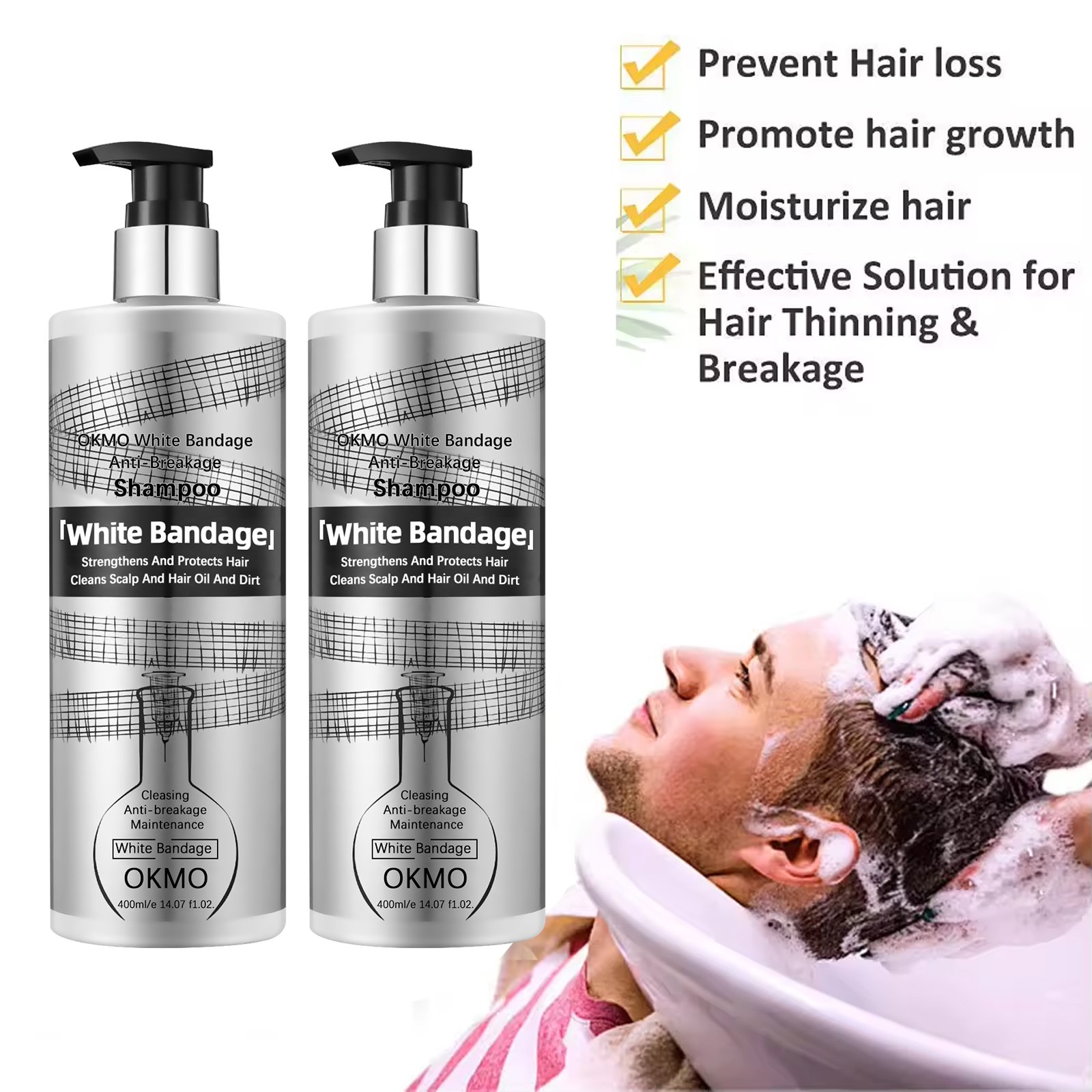 Organic Repair restore smoothing strengthen hair Nourishing Moisturizing Anti Breakage Shampoo sulphate free hair shampoo
