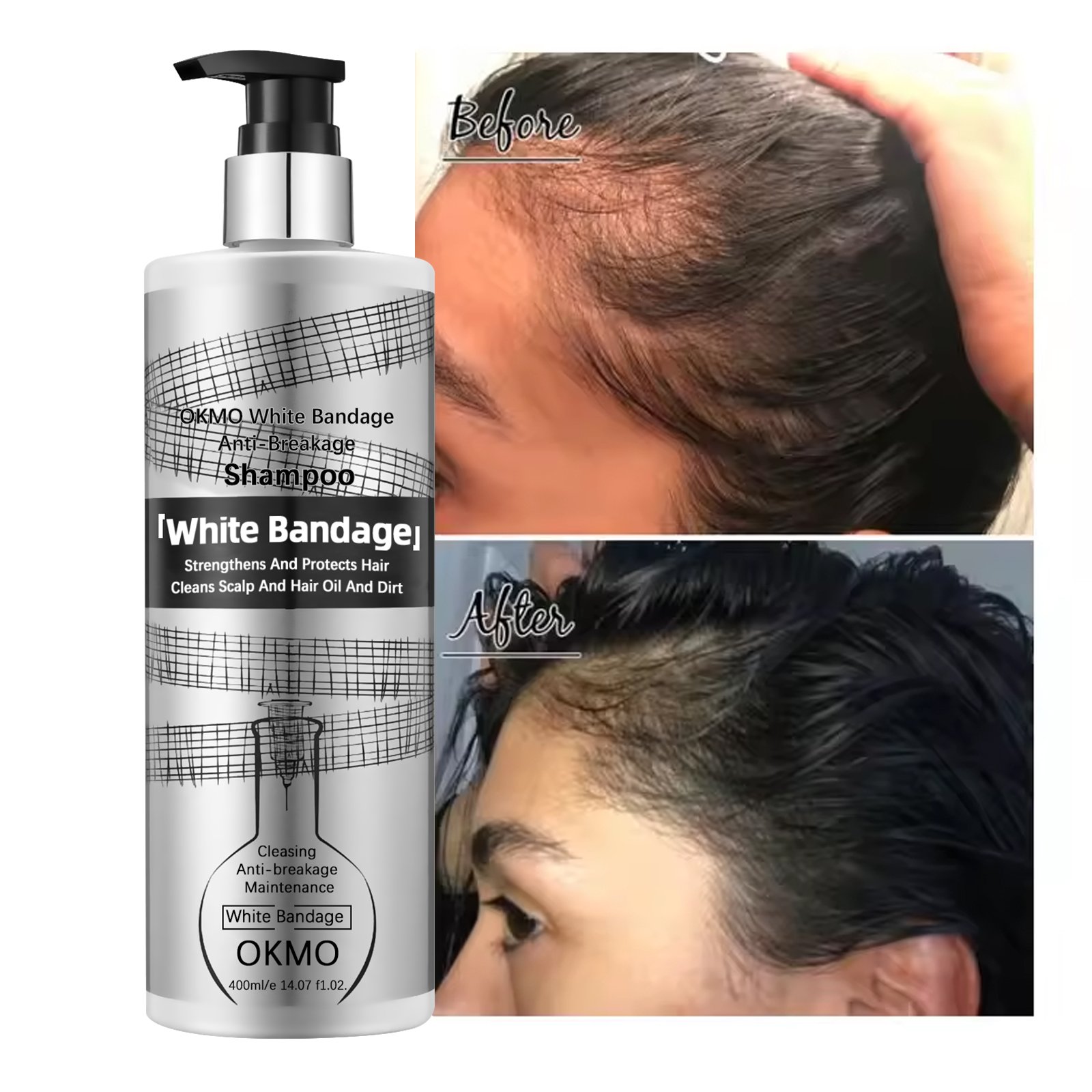 Organic Repair restore smoothing strengthen hair Nourishing Moisturizing Anti Breakage Shampoo sulphate free hair shampoo