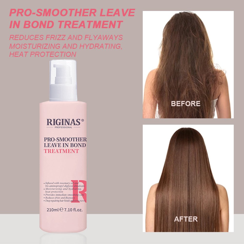 Riginas Private Label Pro-Smoother Rosemary Shampoo and conditioner Helps Strengthen Hair Care Set