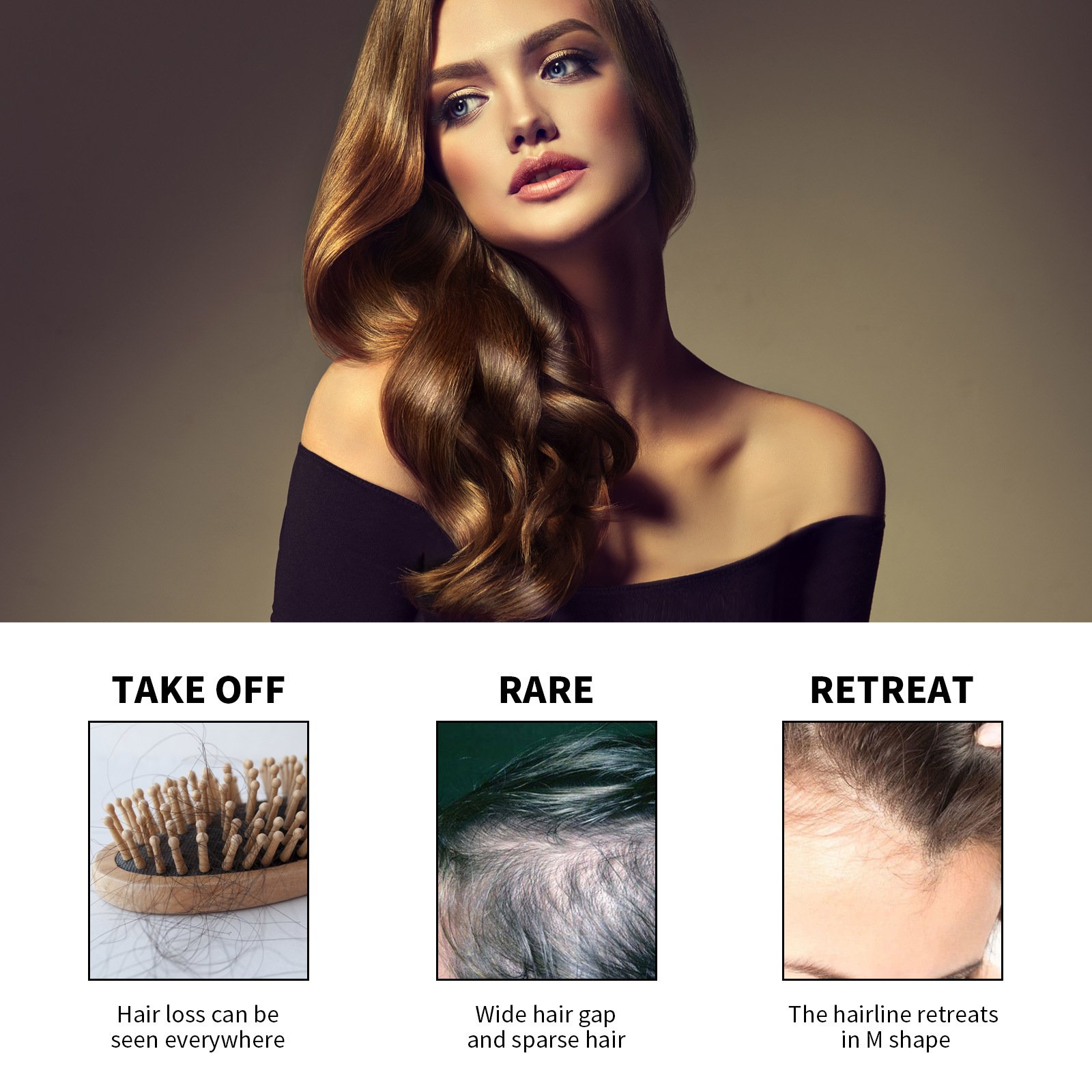 Scalp hair tonic essence hair growth massage scalp hair tonic