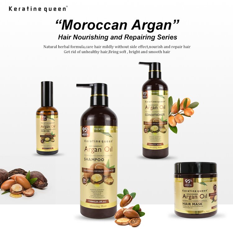 Organic Argan Oil Shampoo Moisturizing Nourishing Hair Care Natural Vegan Repairing Shampoo And Conditioner