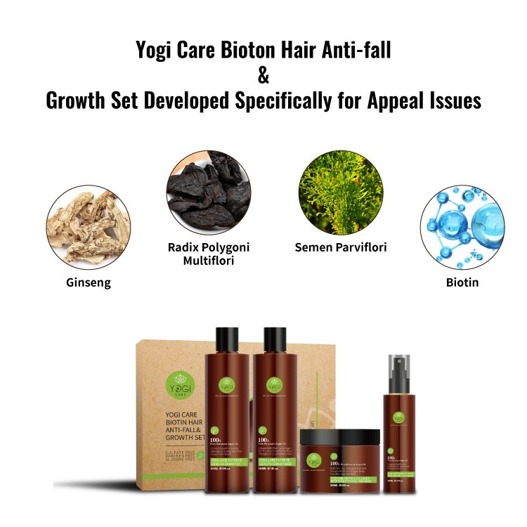 Fast Delivery Anti Hair Loss Hair Growth Shampoo Nourishing Biotin Shampoo Conditioner Set