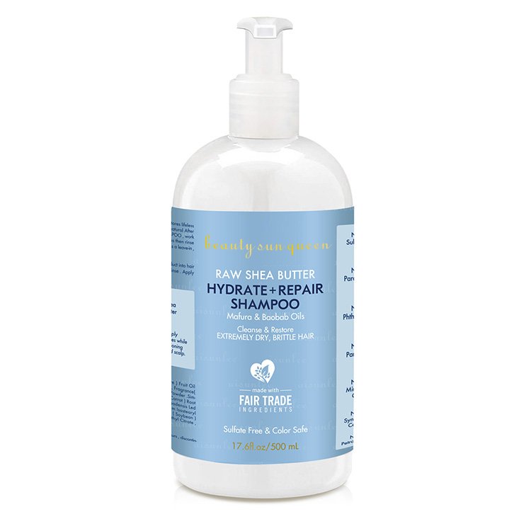 Private Label Shea Butter Hair Care Sets Repair & Hydrate Moisturizing Shampoo And Conditioner