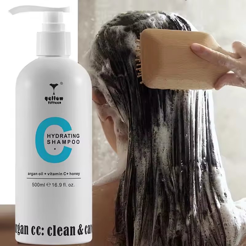 Private Label Customize Logo Hydrating shampoo Conditioner set Repair Deep Cleaning Argan Oil Shampoo Conditioner for hair wig