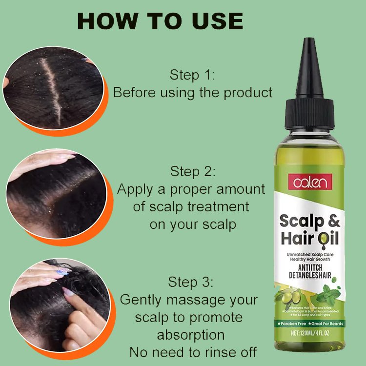 Private Label Organic Hair Repair Promote Growth Scalp Treatment Anti-itch Hair Scalp Oil