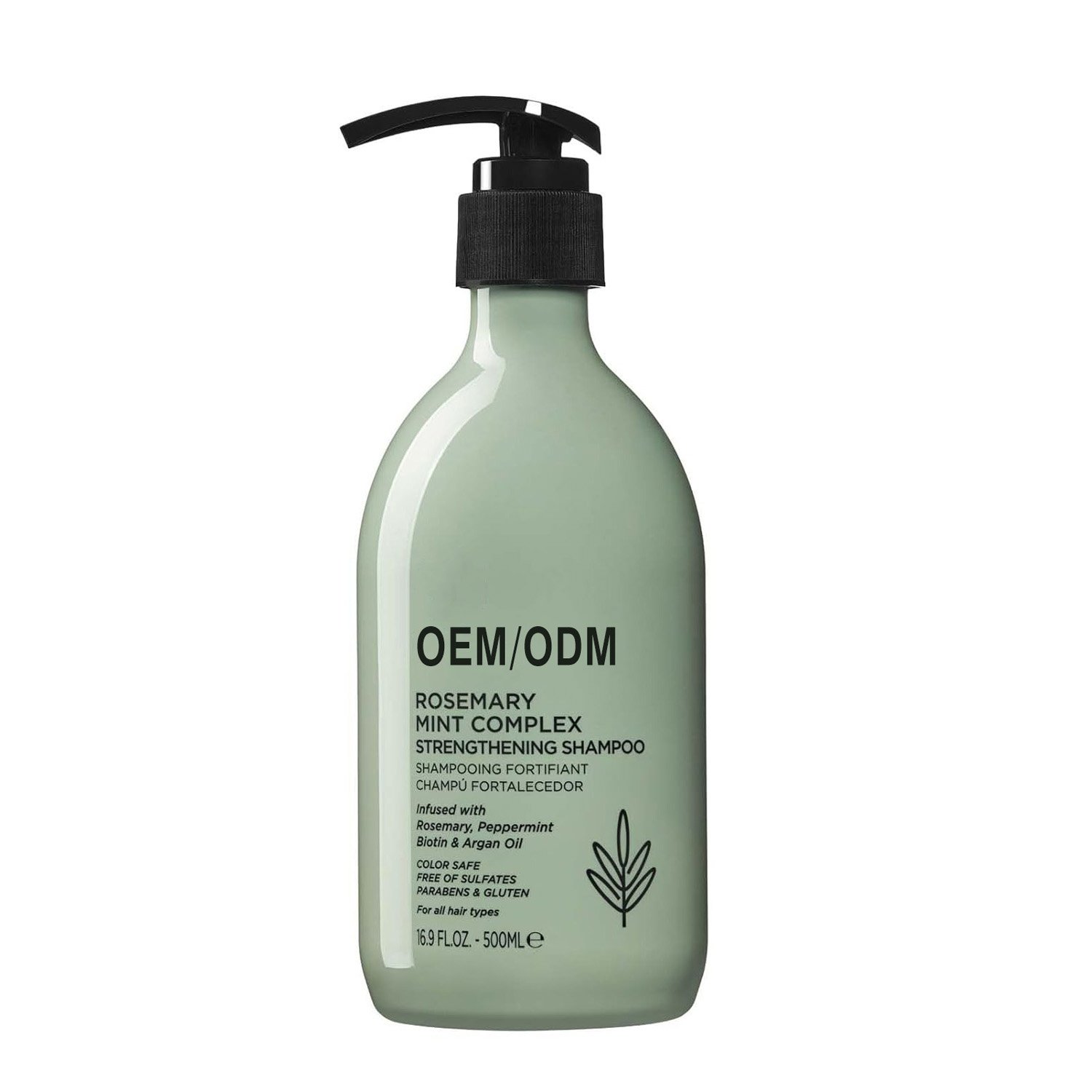 OEM ODM factory price organic and natural formula hair biotin rosemary oil shampoo and conditioner
