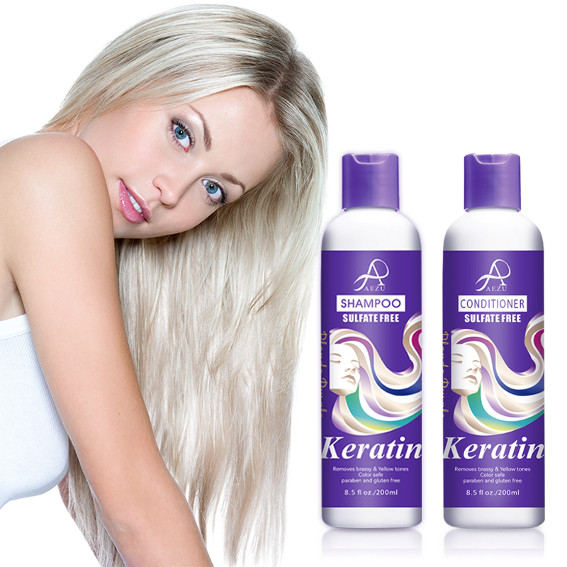 No Yellow Shampoo To Eliminate Unwanted Yellow Tones & Brassiness In Platinum, Light Blonde, Gray, Bleached, or Highlighted Hair