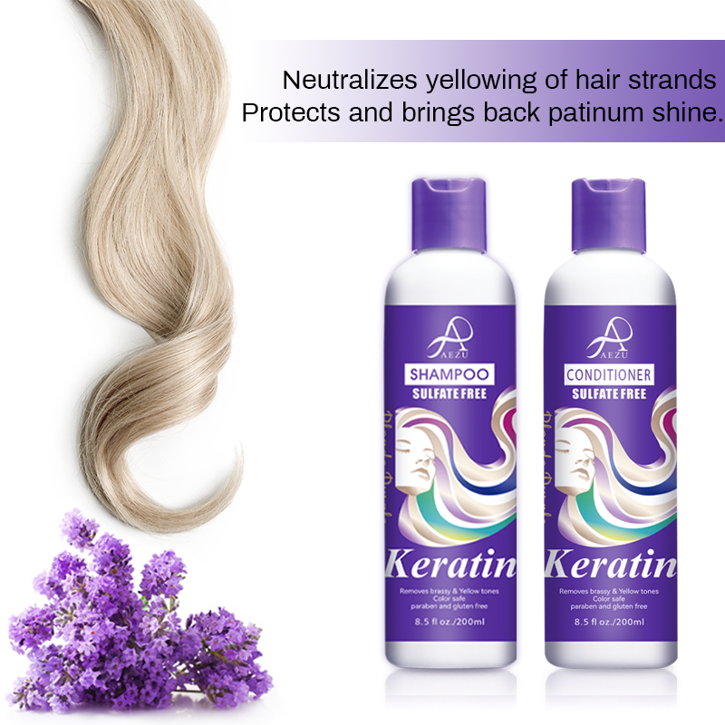 No Yellow Shampoo To Eliminate Unwanted Yellow Tones & Brassiness In Platinum, Light Blonde, Gray, Bleached, or Highlighted Hair
