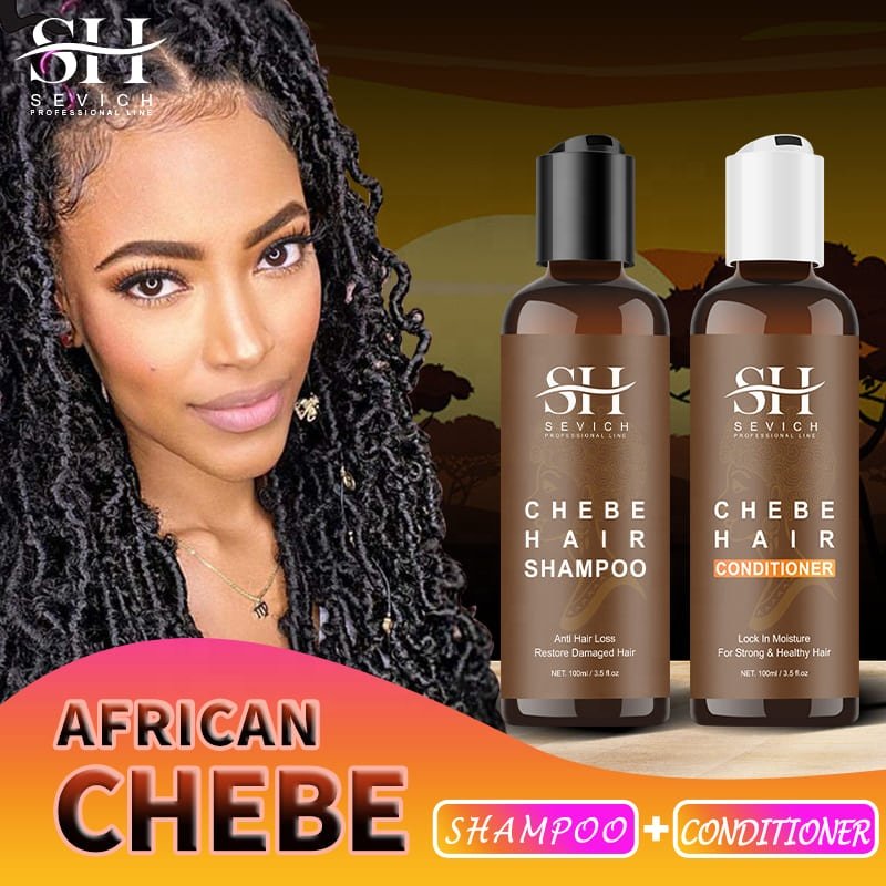 New Private Label Nourishing Anti Hair Loss Organic Chebe Shampoo And Conditioner For Hair Care