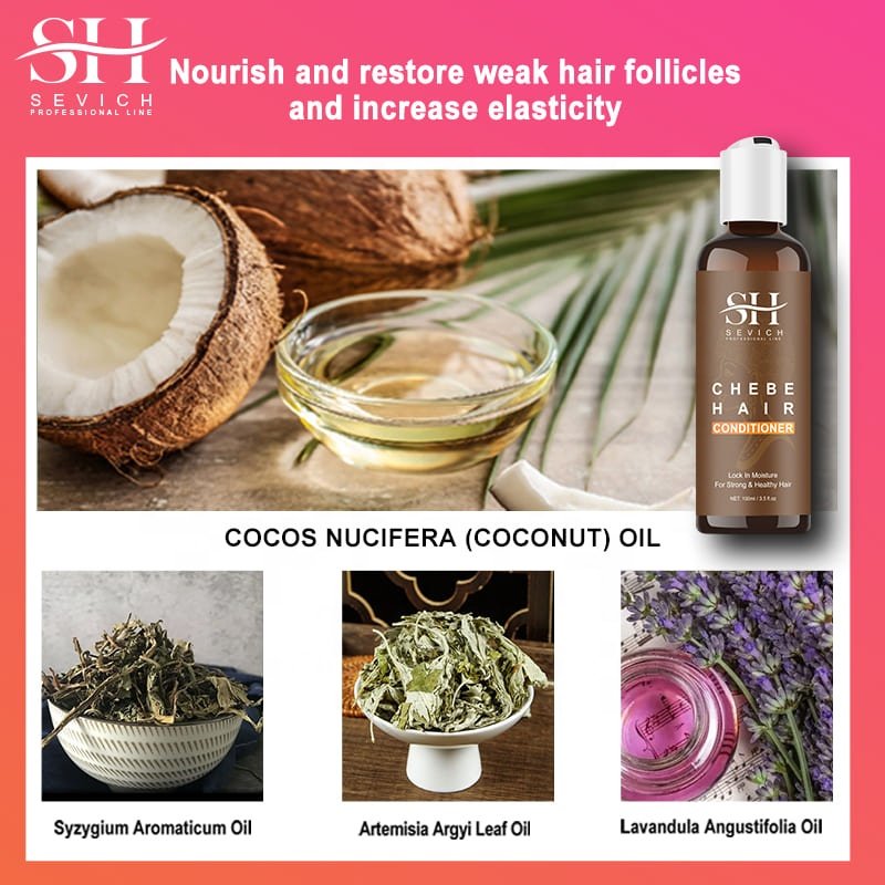 New Private Label Nourishing Anti Hair Loss Organic Chebe Shampoo And Conditioner For Hair Care