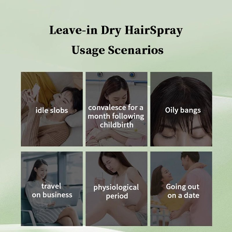 Private Label Dry Shampoo Spray Powder Long Lasting Oil Control Fluffy Dry Hair Spray