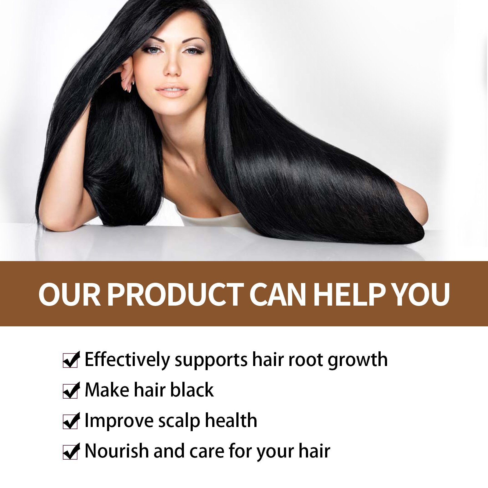 Hot selling ginseng and polygonum multiflorum essence deep moisturizing scalp repairing hair root shampoo