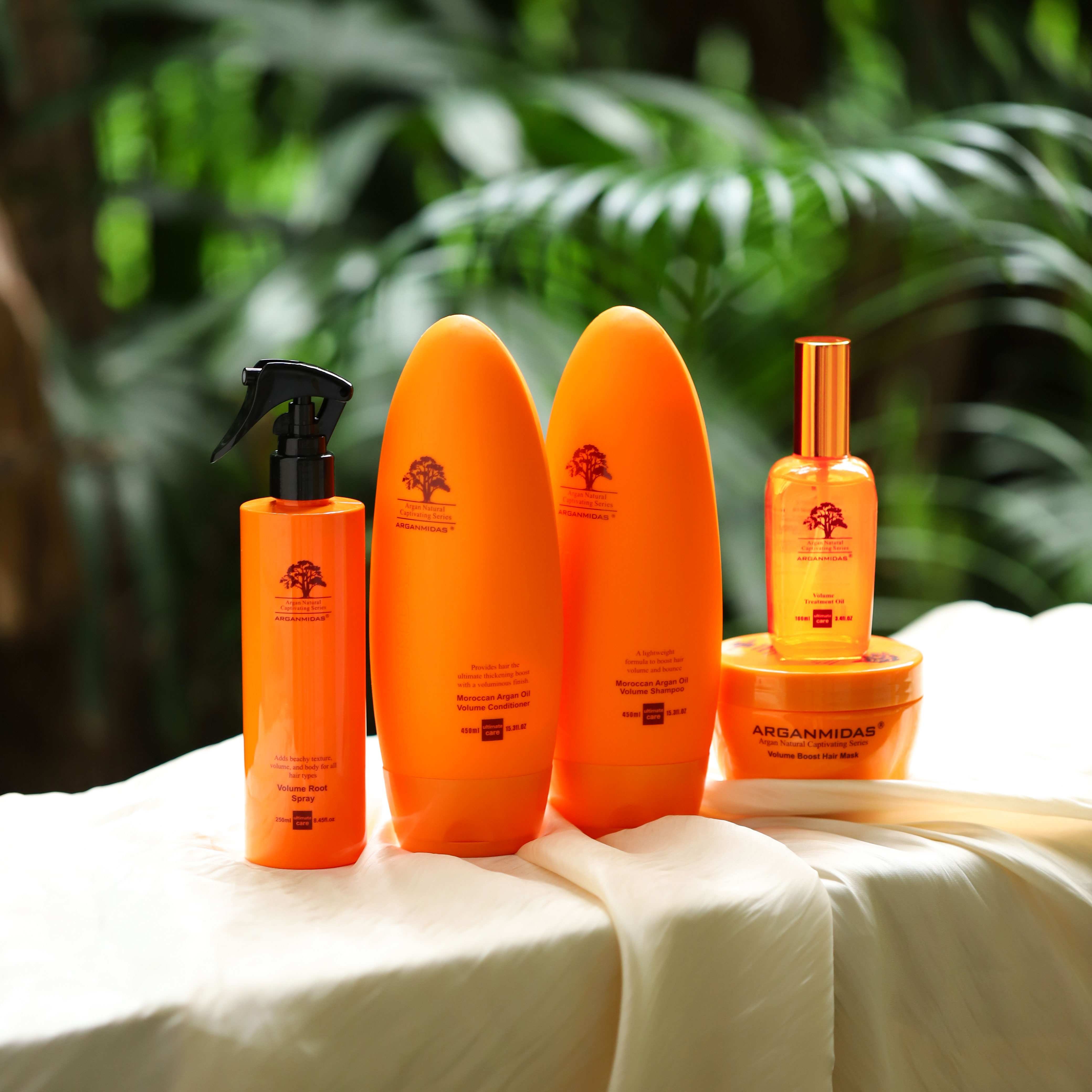 Arganmidas Volumizing Shampoo And Conditioner Set For Hair Repair Argan oil Complex Sulfate Parabens Free Hair Shampoo