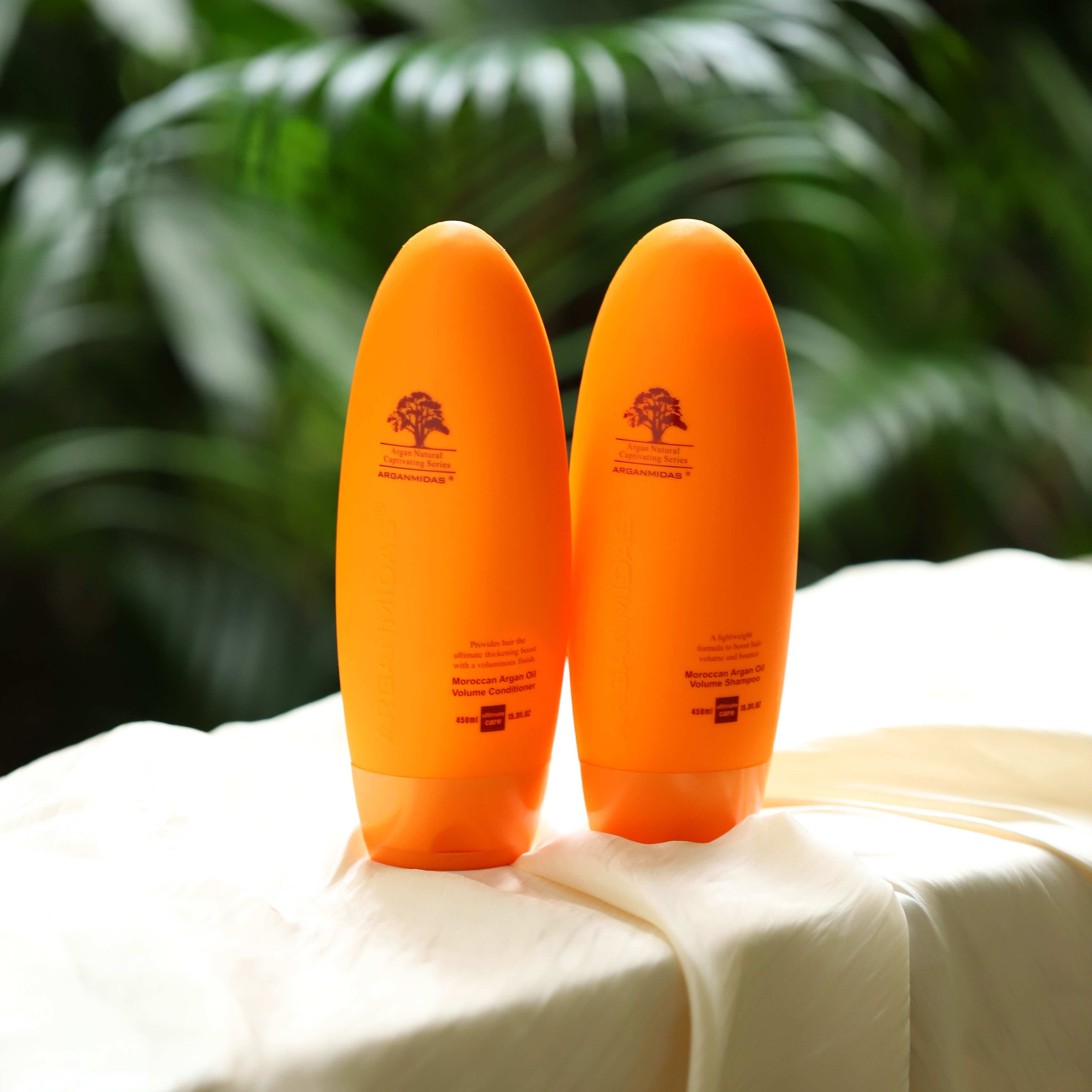 Arganmidas Volumizing Shampoo And Conditioner Set For Hair Repair Argan oil Complex Sulfate Parabens Free Hair Shampoo