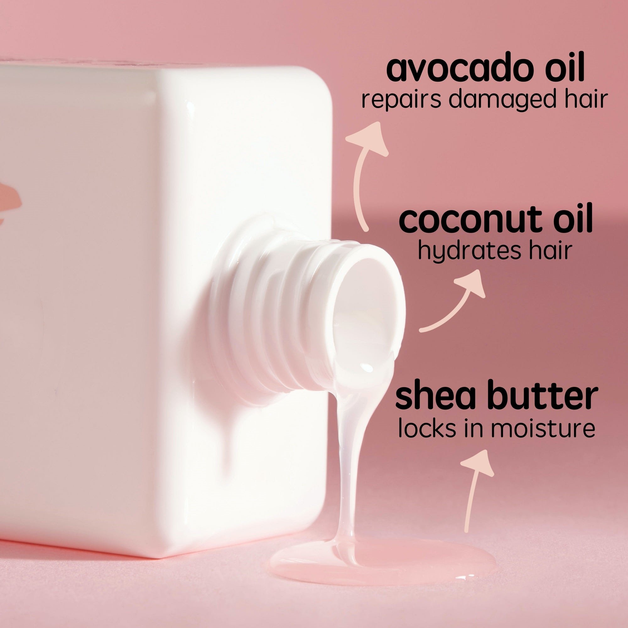 Private Label 300ML Vegan Coconut Oil Shea Butter Repair & Hydrate Moisturizing Shampoo And Conditioner