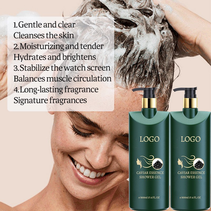 Caviar Essence Herbal Anti-Dandruff Shampoo 500ml Nourishing Moisturizing Cream for Daily Use on Adult Hair Smoothing Formula