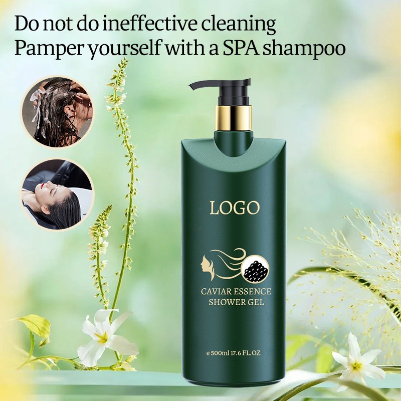 Caviar Essence Herbal Anti-Dandruff Shampoo 500ml Nourishing Moisturizing Cream for Daily Use on Adult Hair Smoothing Formula