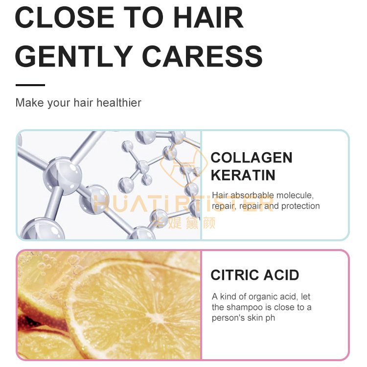 Huati Sifuli OEM HE TEPI 500ml professional salon Moisturizing natural hair shampoo and conditioner