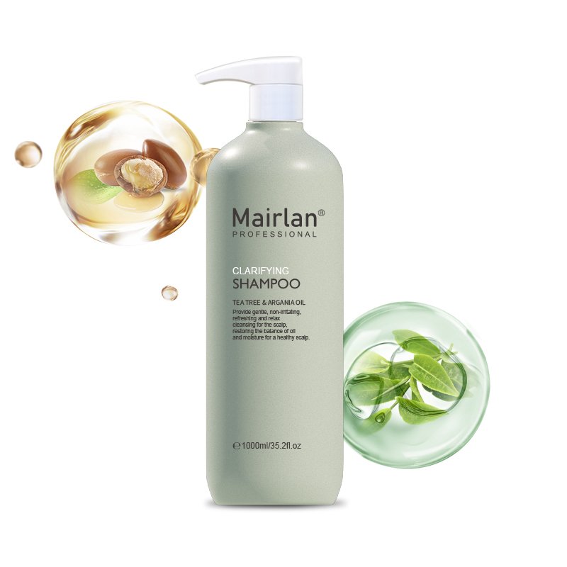 Deep Hydrating Tea Tree and Argan Oil Shampoo for Moisture Balance Frizz Reduction and Silky Smooth Hair