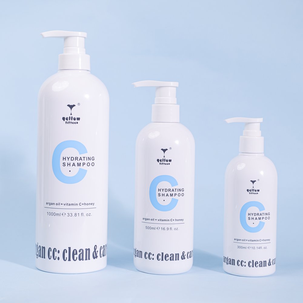 Custom Hair Care Products Organic Argan Oil Moisturizing Shampoo and Conditioner Private Label Vitamin C Nourish Shampoo