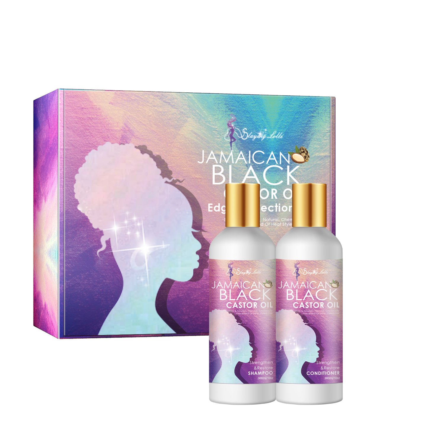 Jamaican Castor Oil Anti Dandruff hair loss hair growth shampoo and conditioner for 4c hair