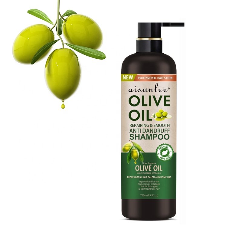 Organic Olive Oil Shampoo Natural Herbal Anti-hair Loss Nourishing Repairing Hair Care Smoothing Hair Shampoo