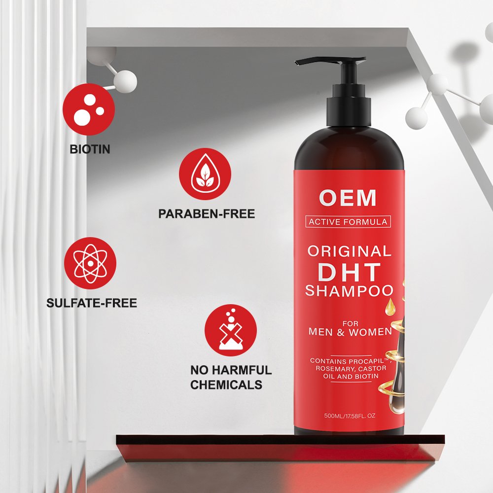 Anti Hair Loss Alopecia DHT Blocker Shampoo Private Label Biotin Rosemary Vitamins Shampoo And Conditioner For Thinning Hair