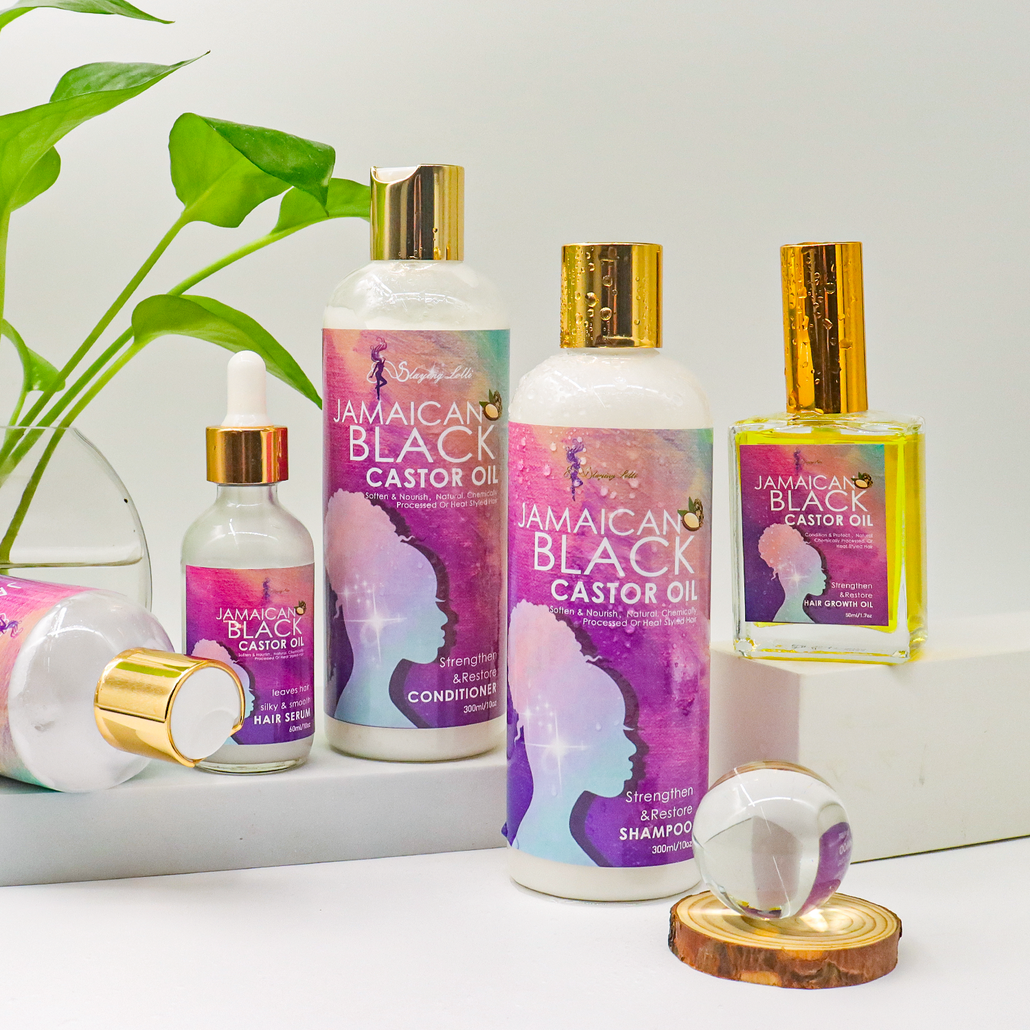 private label 4c curls natural hair care products set ,Jamaican Black Castor Oil Strengthen Restore Detangling Shampoo