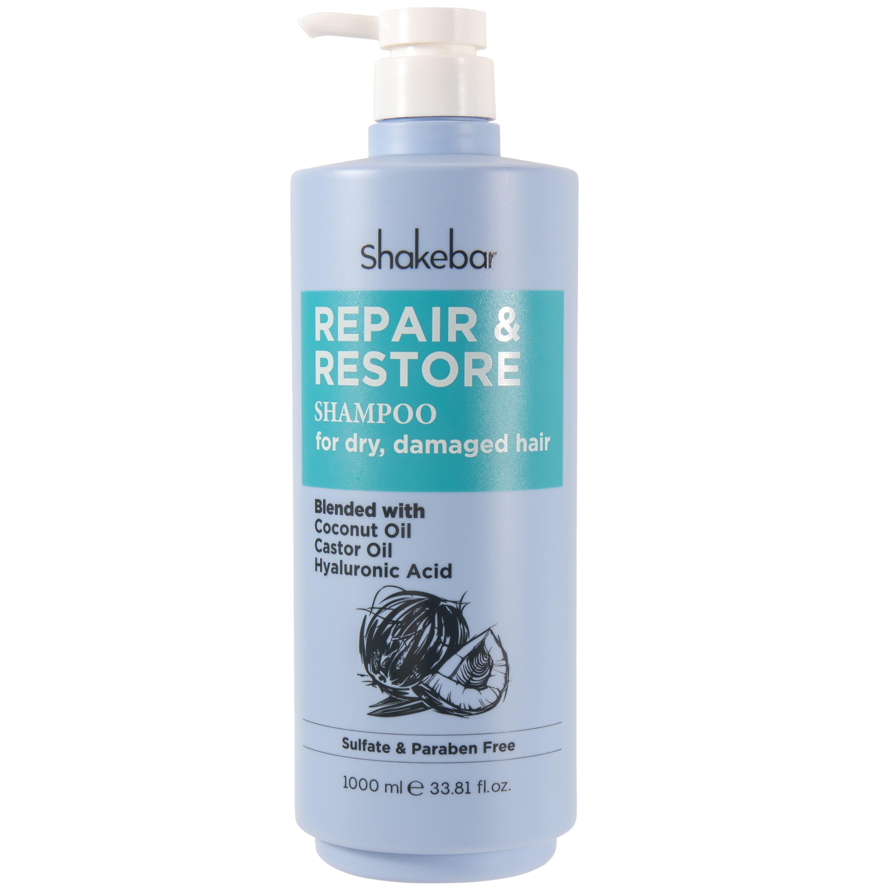 Wholesale shampoo and Conditioner repair restore coconut oil black hair shampoo damaged Hair Shampoo