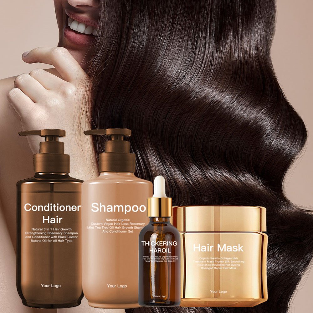 Natural Argan Oil Hair Shampoo Lightness Shampoo Repairing Nourishing Damaged Hair Shampoo and Conditioner