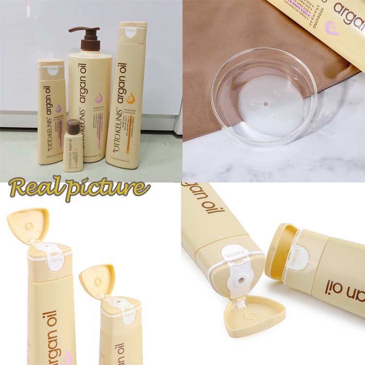 Make own logo natural straightening smooth soft sulfate free argan oil shampoo