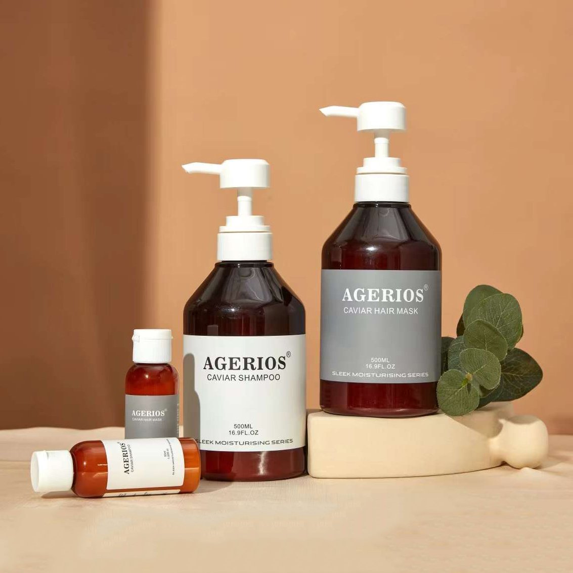 Salon Quality Give Your Hair Silky Touch Argan oil Daily Moisturizing Shampoo and Hair Mask
