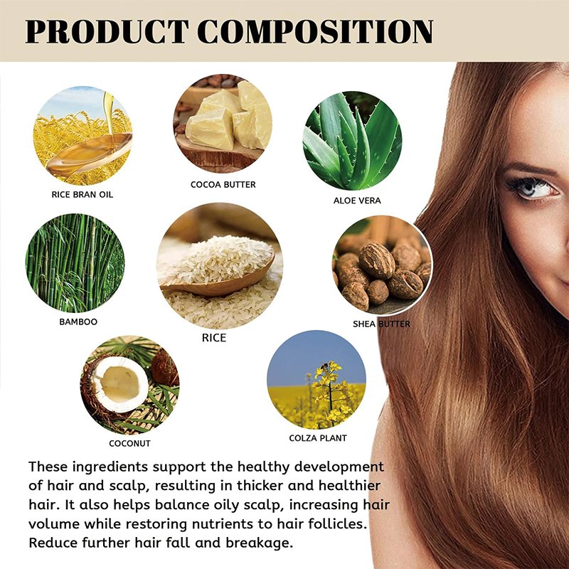 Private Label 100% Natural Black Shampoo And Conditioner Bar Shouwu Soap For Hair Rice Soap
