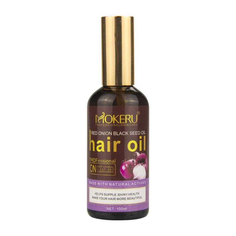 Mokeru Wholesale Price Private Label Red Onion Black Seed Oil Shampoo and Conditioner Hair Care Set Deep Nourishing Shampoo