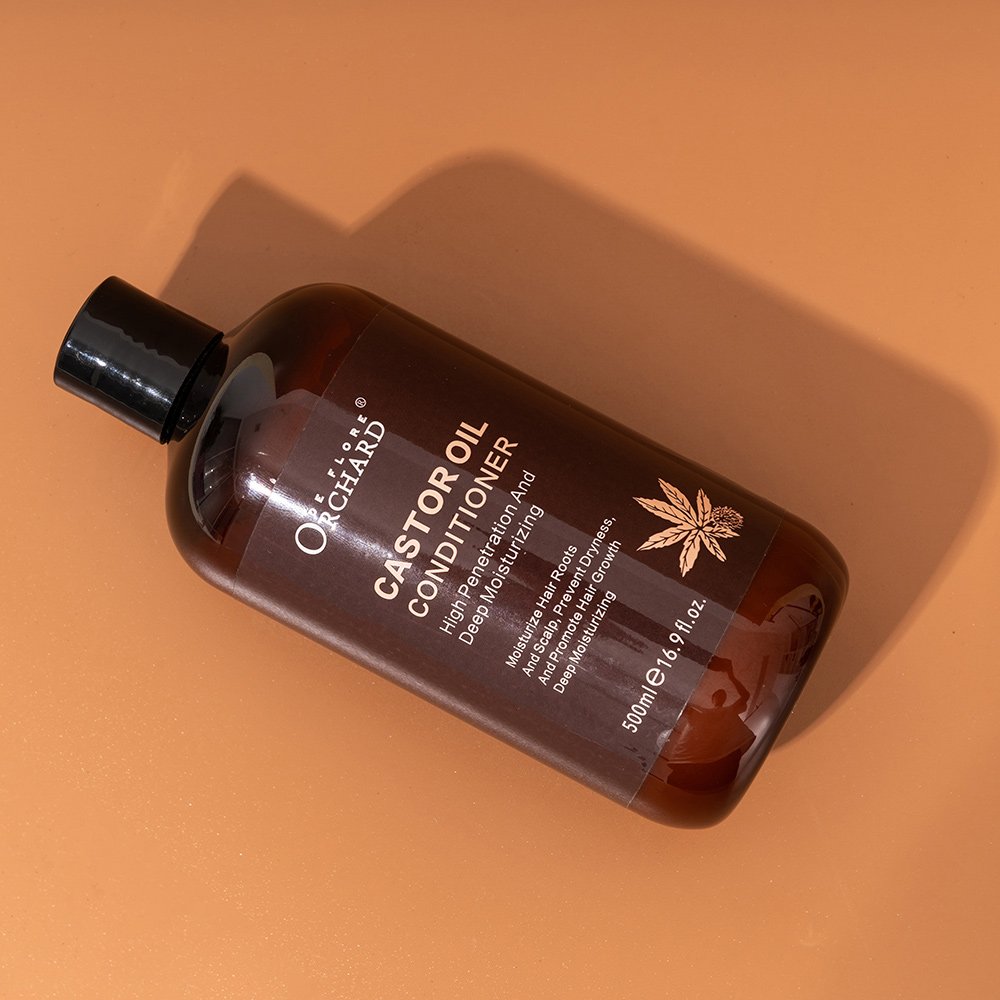OEM Private Label Gentle Hair Care Cleansing And Deep Moisturizing Castor Oil Shampoo And Conditioner