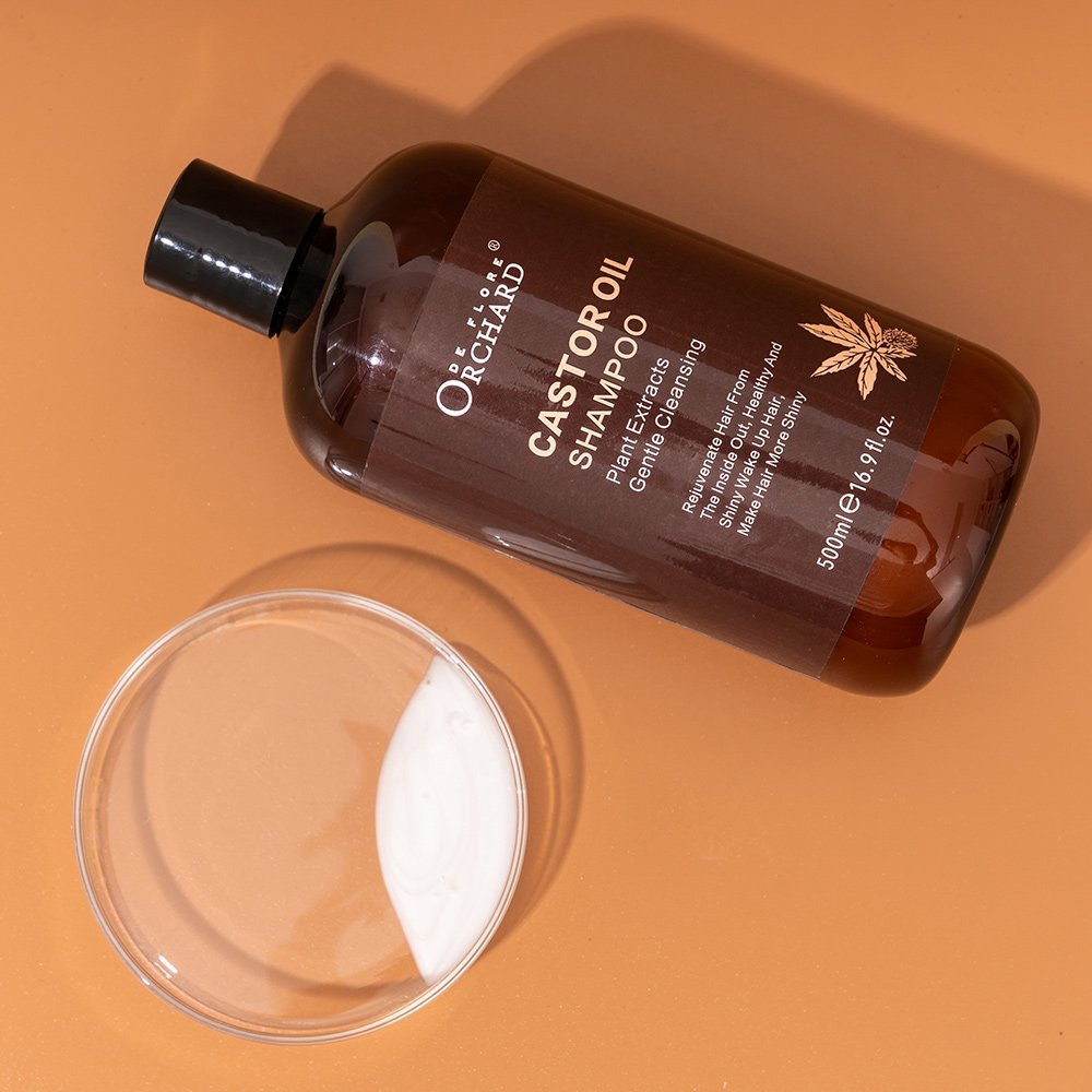 OEM Private Label Gentle Hair Care Cleansing And Deep Moisturizing Castor Oil Shampoo And Conditioner