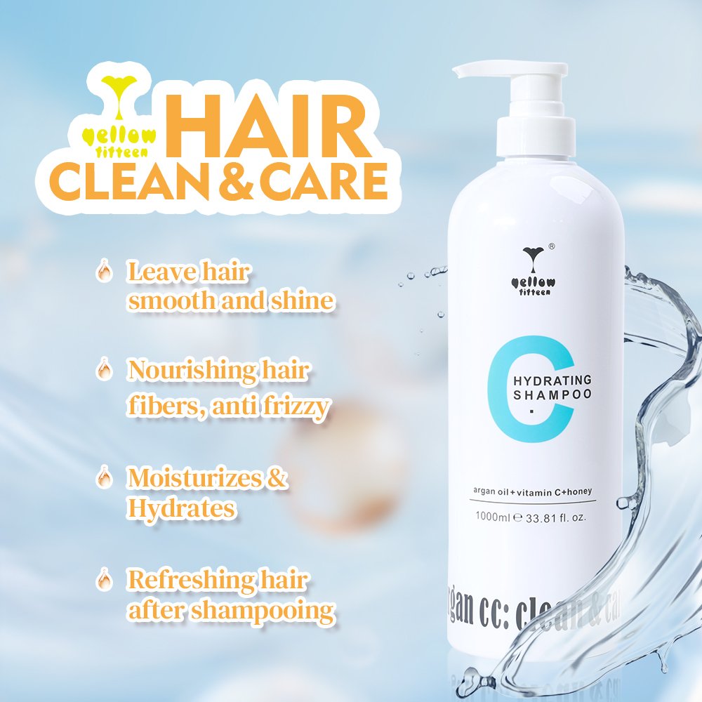 Private label Natural Cream Hydrating Argan Oil Shampoo and Conditioner for Damaged Dry Curly Frizzy Hair