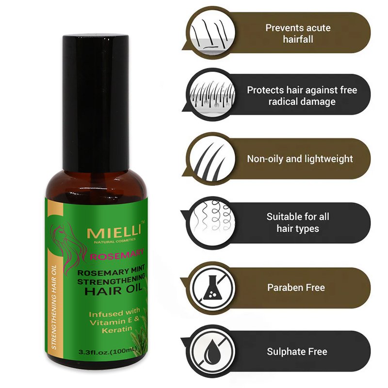 Hair Serum Products Veganic Natural Treatment Essential Rosemary Oil Hair Growth For Fast Hair Regrowth