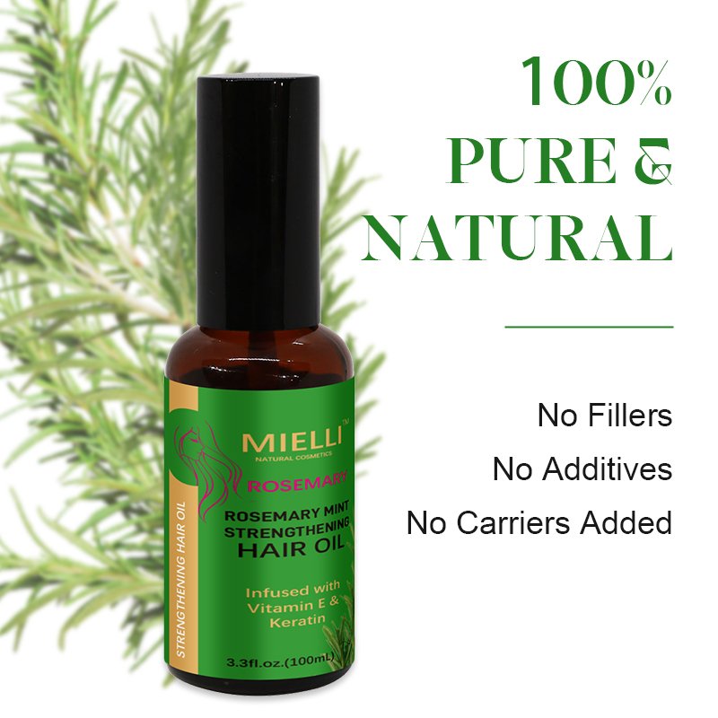 Hair Serum Products Veganic Natural Treatment Essential Rosemary Oil Hair Growth For Fast Hair Regrowth
