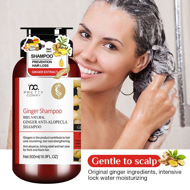 Pretty Cowry Fluffy Anti Dandruff Shampoo Natural Refreshing Clean Oil Control Shampoo