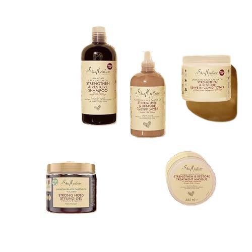 Private Label Jamaican Black Castor Oil Serum Hair Care Shampoo Leave in Hair Conditioner Set for Sale