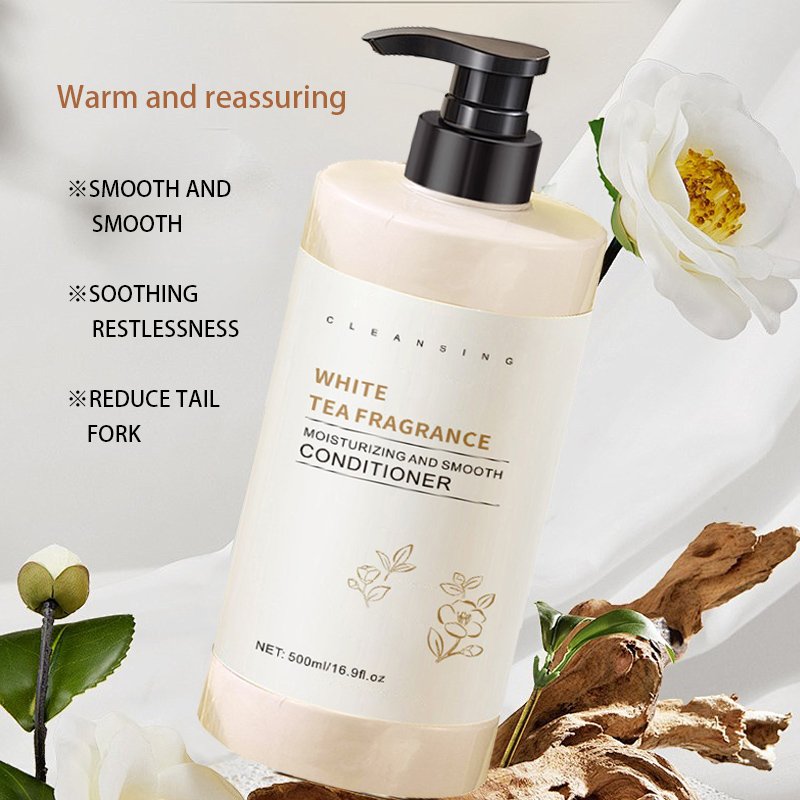 500ml Camellia Shampoo and Conditioner Set Sulfate Free Organic Formula Nourishing Strengthening Dandruff Removal Fixes Hair