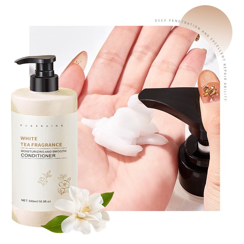 500ml Camellia Shampoo and Conditioner Set Sulfate Free Organic Formula Nourishing Strengthening Dandruff Removal Fixes Hair